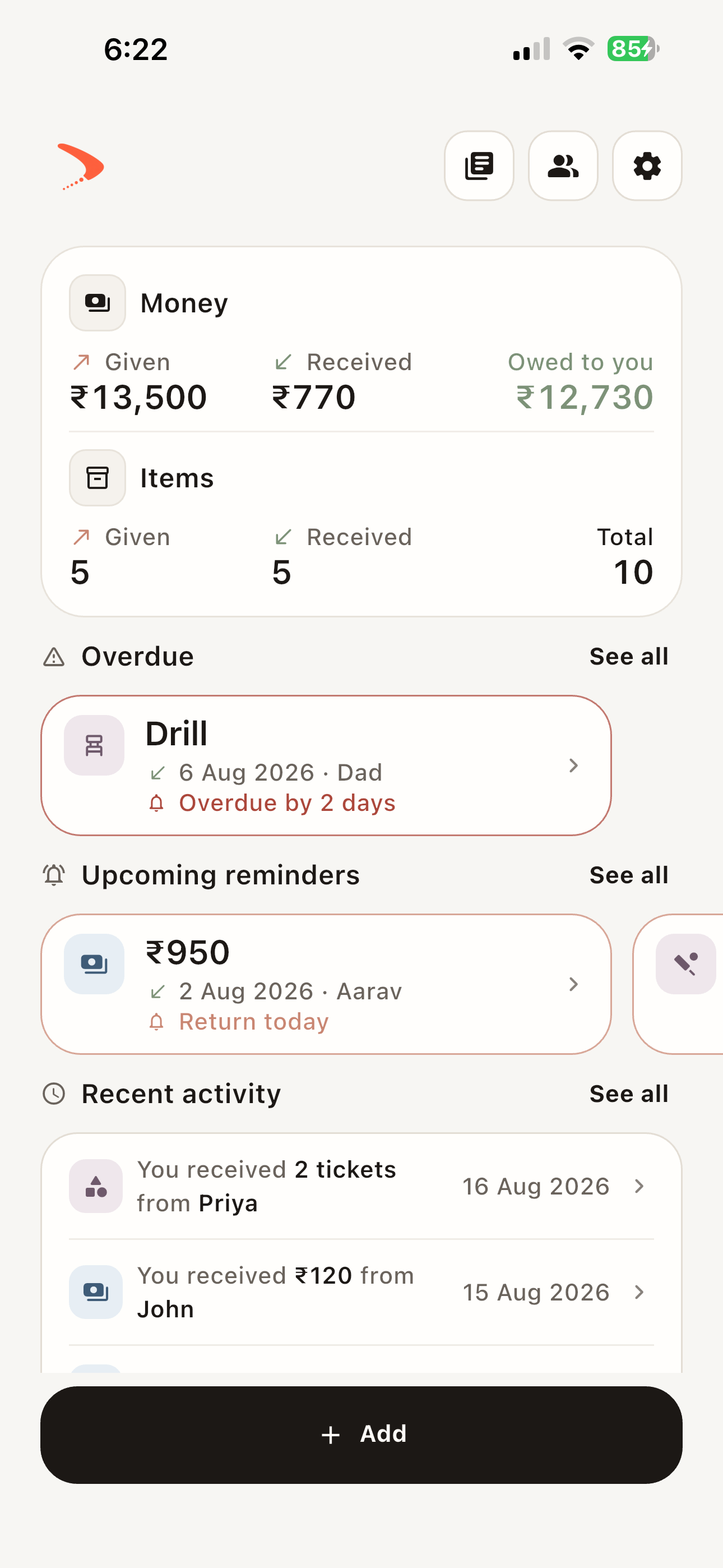 App screenshot preview