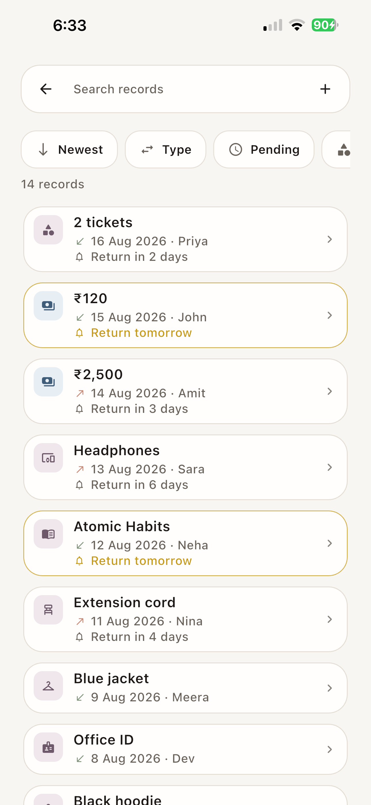 App screenshot 3